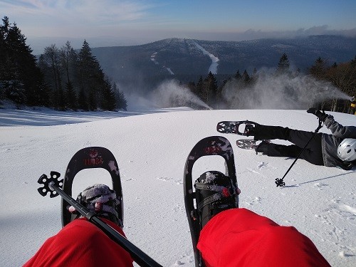Schneeschuhwandern Oberösterreich schneeschuhtour Schneeschuhtour