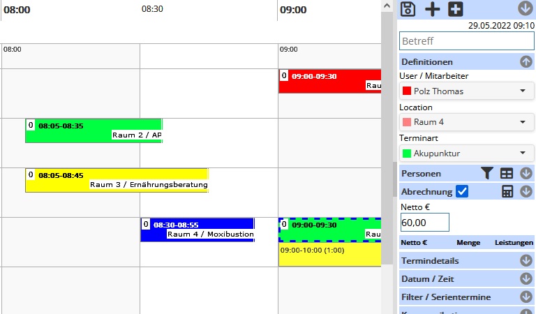 verwaltungssoftware Kalender