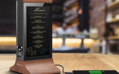 Double Touchscreen – Restaurant Cafe Gastro Tischaufsteller