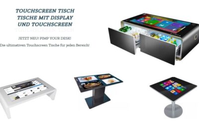 Display Tische und Touchscreen Tische – Entwicklung und Prognosen