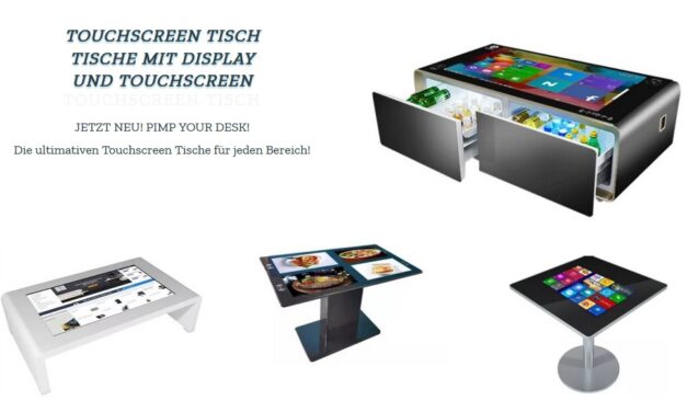 Display Tische und Touchscreen Tische – Entwicklung und Prognosen