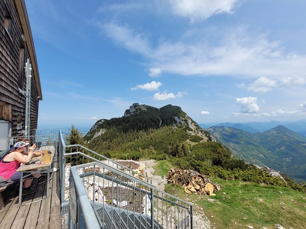 Traunstein Ausblick Jausenstation Gasthaus