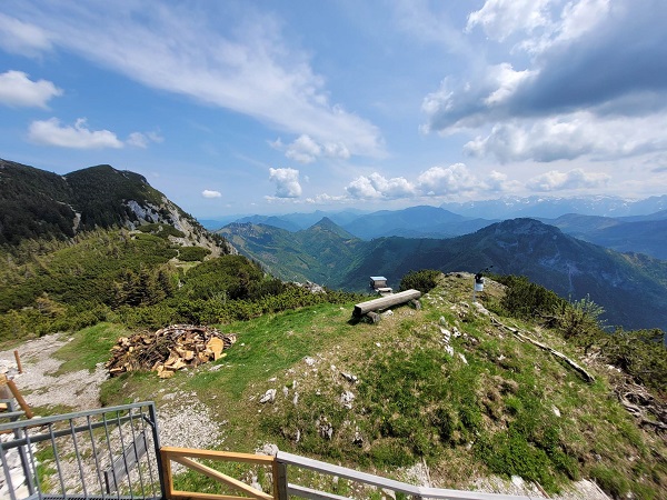 Traunstein Ausblick Richtung Ost