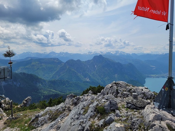 Traunstein Ausblick Richtung Süd