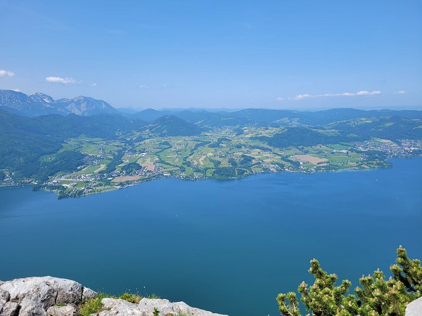 Traunstein Ausblick Richtung West Traunstein Ausblick Richtung West